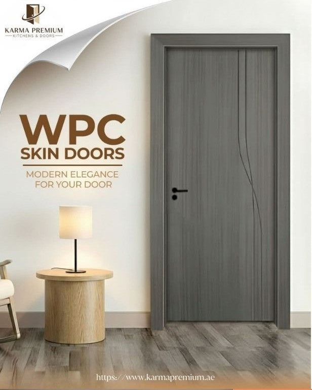 أبواب WPC الفاخرة المقاومة للمياه والرطوبة - تشكيلة الـ Skin Doors