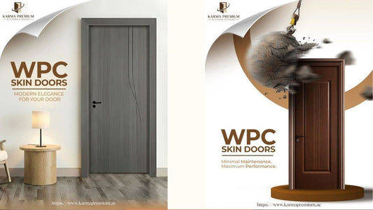 Premium Waterproof WPC Doors - Skin Doors Collection
